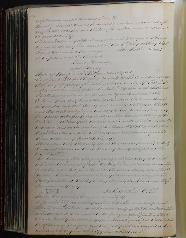 Delaware County Ohio Will Records Vol. 2 1835-1850 (p. 447)