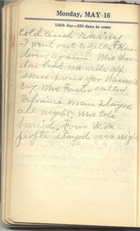 Roberta Hopkins' Diary 1927 (p. 142)