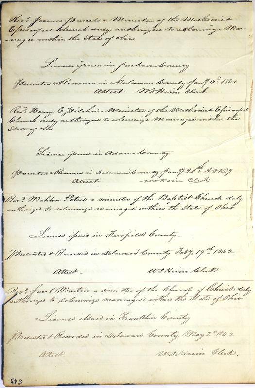 Marriage Records Vol.1 1835-1845 (p. 566)