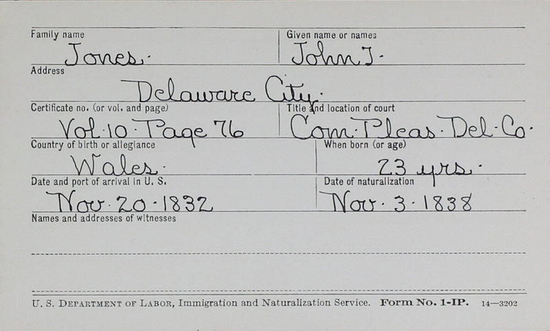 Naturalization Records Delaware County OH (p. 1103)