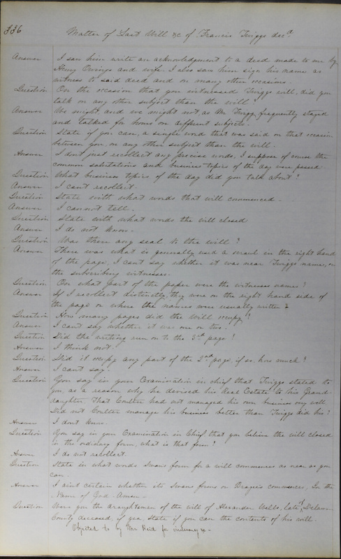 Delaware County Ohio Will Records Vol. 3 1850-1859 (p. 388)