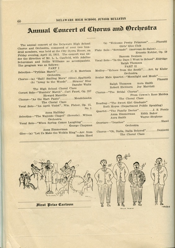 Delaware High School Bulletin 1915 (p. 62)