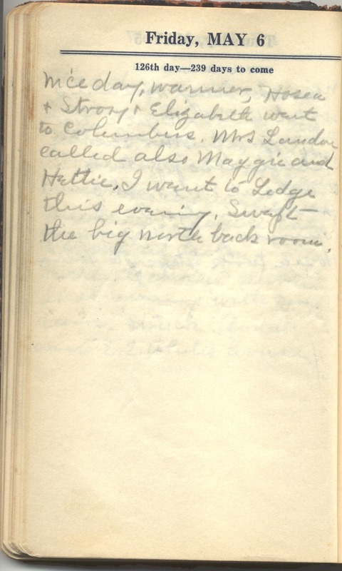 Roberta Hopkins' Diary 1927 (p. 132)