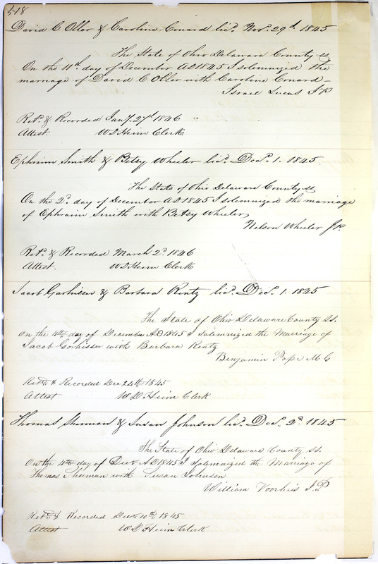 Marriage Records Vol.1 1835-1845 (p. 522)