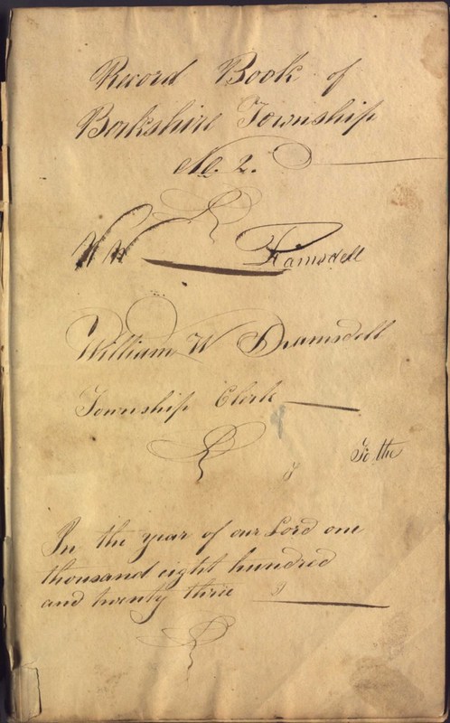 Record Book of Berkshire Township No. 2 1807-1843 (p. 3)