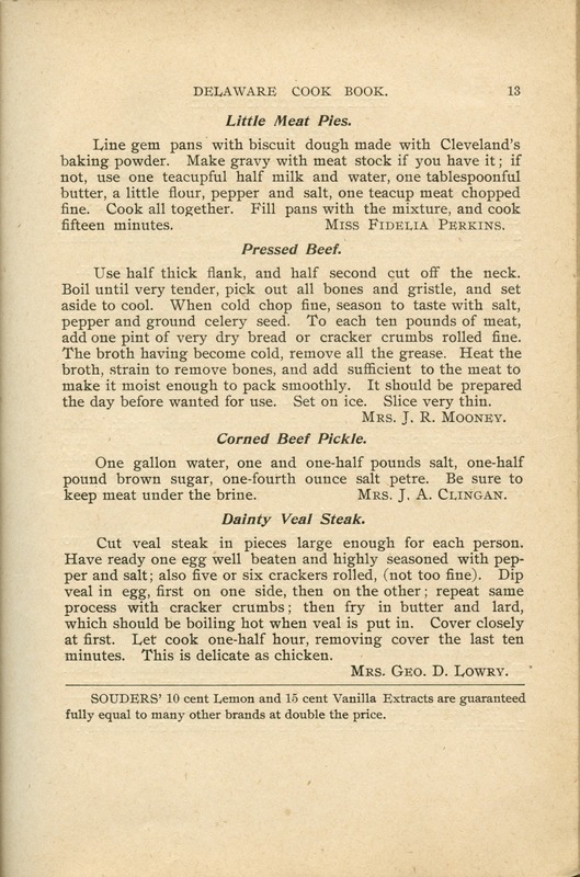 Delaware Cook Book (p. 18)