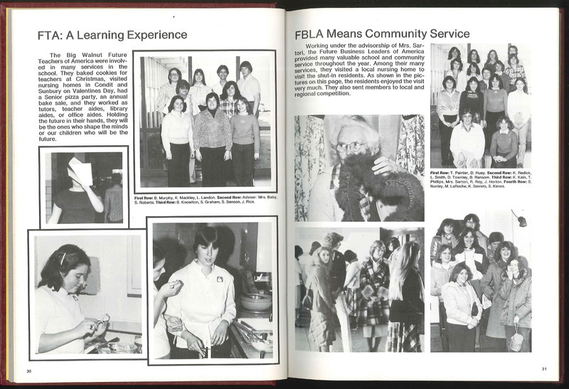 Big Walnut High School Yearbook. 1981: Eagle (p. 18)