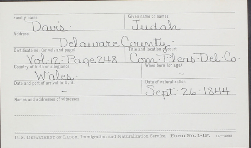 Naturalization Records Delaware County OH (p. 498)