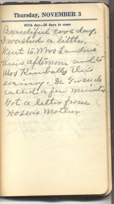 Roberta Hopkins' Diary 1927 (p. 313)