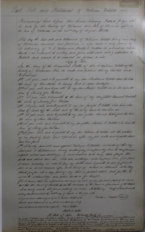 Delaware County Ohio Will Records Vol. 4 1859-1869 (p. 68)