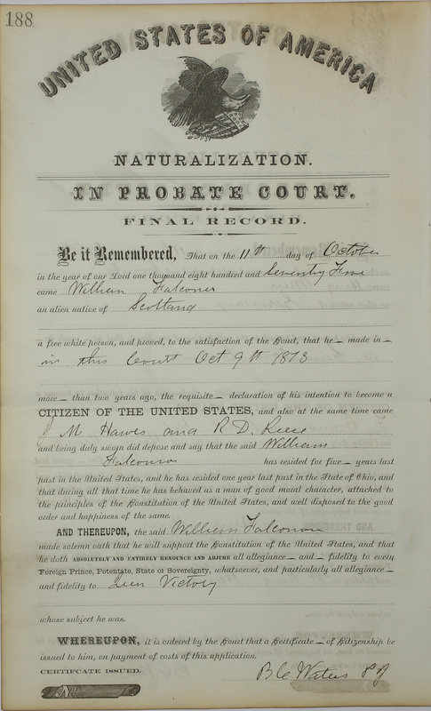 Naturalization Records Delaware County OH (p. 671)