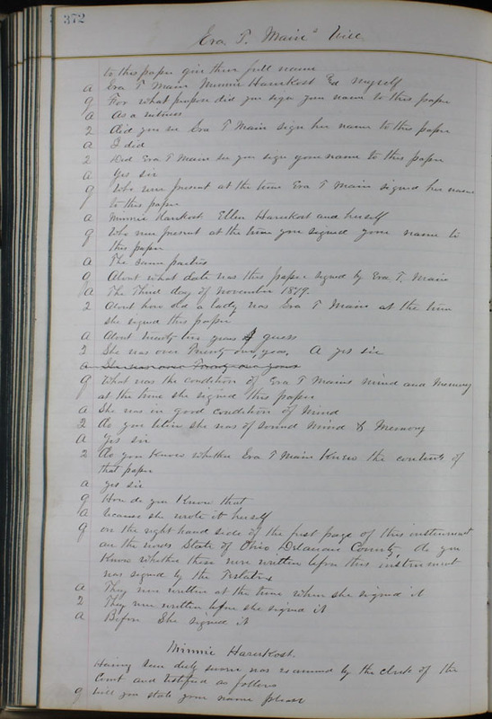 Delaware County Ohio Will Records Vol. 6 1876-1883 (p. 427)