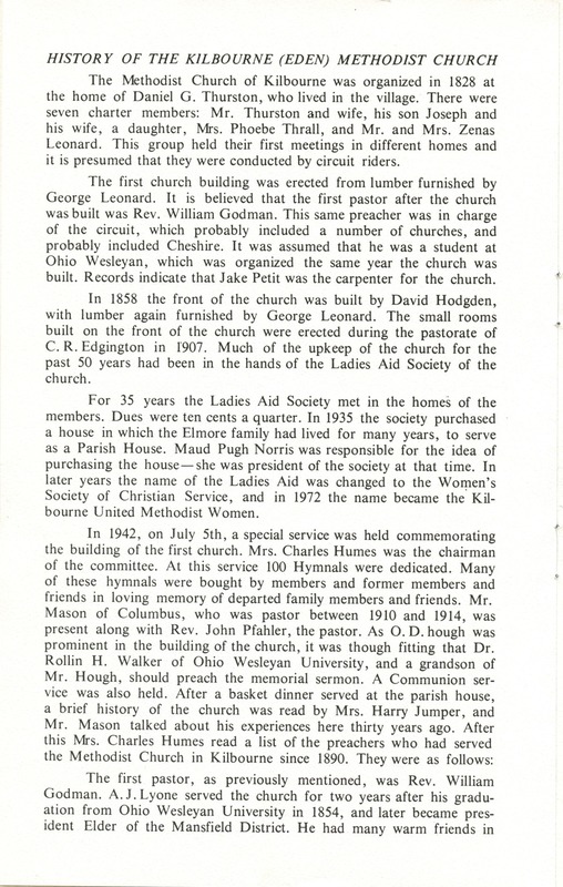 Kilbourne Bicentennial Day Program (p. 13)