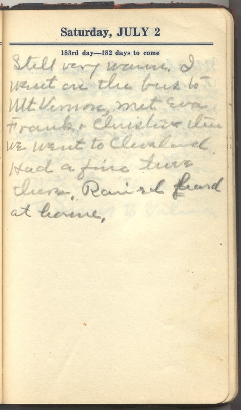 Roberta Hopkins' Diary 1927 (p. 189)