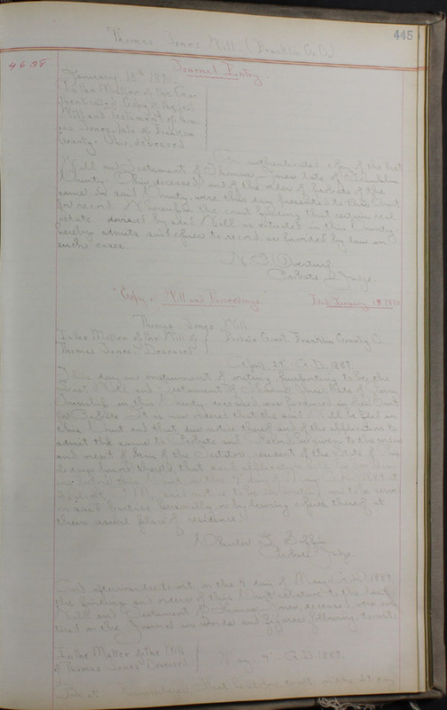 Delaware County Ohio Will Records Vol. 8 1887-1890 (p. 511)