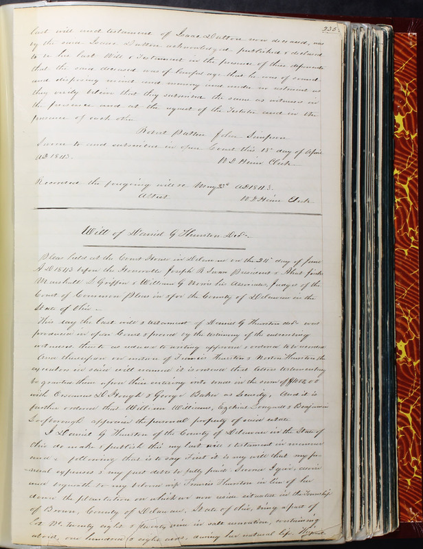 Delaware County Ohio Will Records Vol. 2 1835-1850 (p. 280)