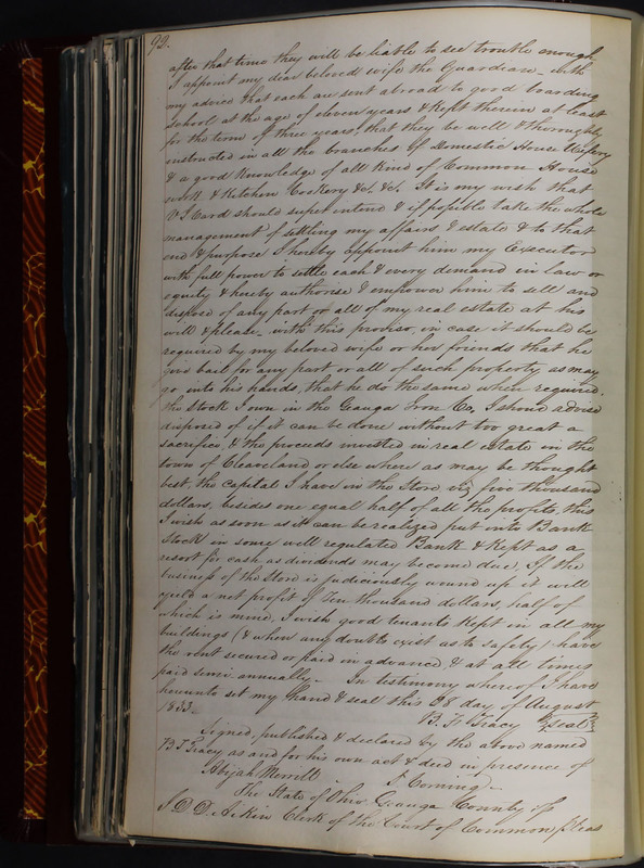 Delaware County Ohio Will Records Vol. 2 1835-1850 (p. 137)