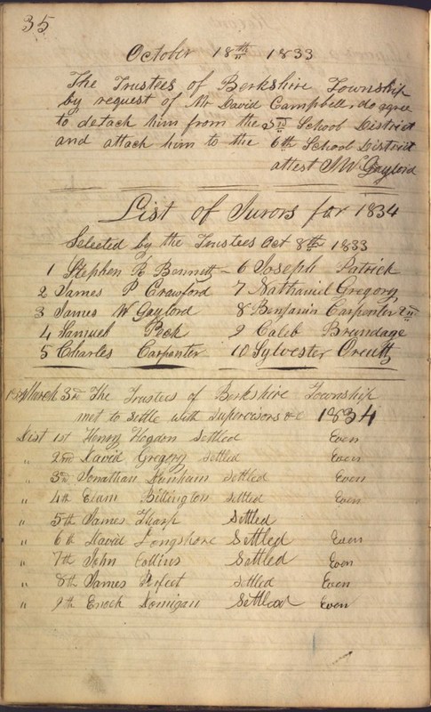 Record Book of Berkshire Township No. 2 1807-1843 (p. 48)