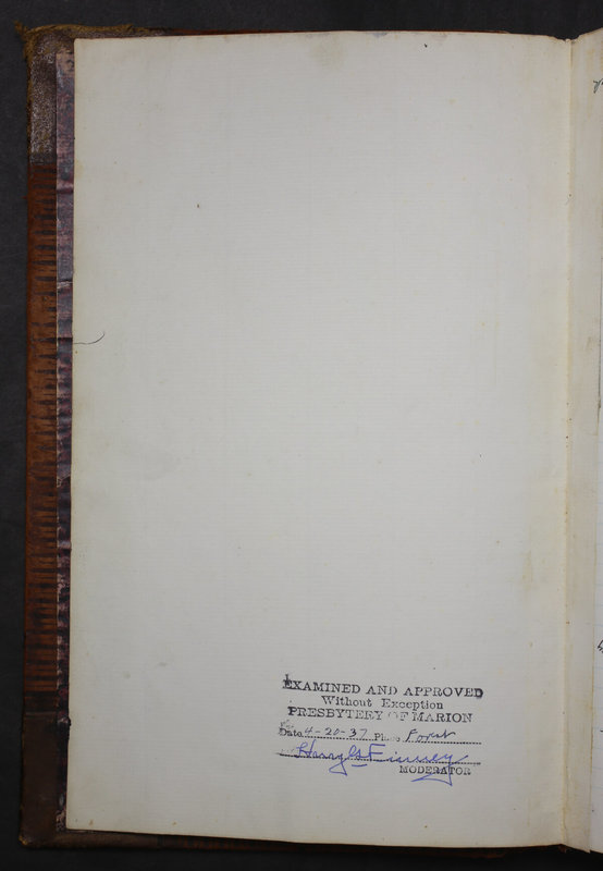 Sessional Records of the 1st Presbyterian Church of Trenton Delaware County Ohio 1873-1937 (p. 308)