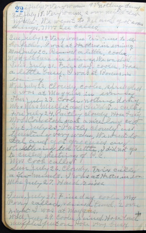 Roberta Hopkins' Journal 1941-1943 (p. 36)