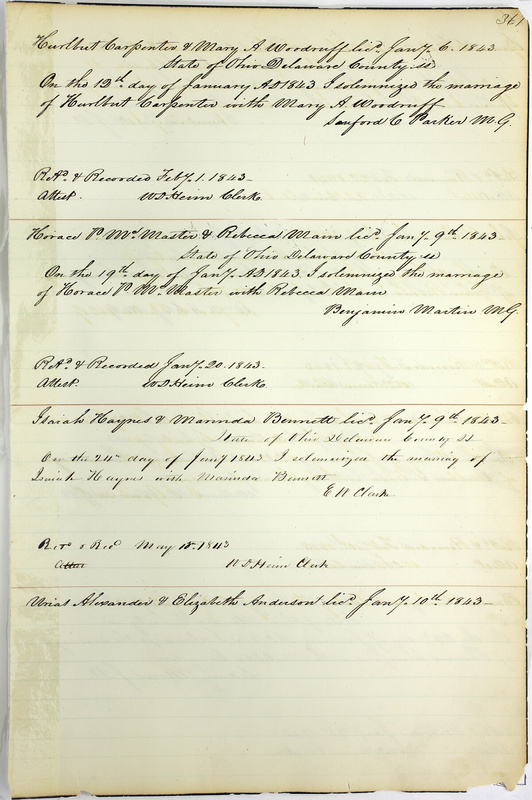 Marriage Records Vol.1 1835-1845 (p. 371)