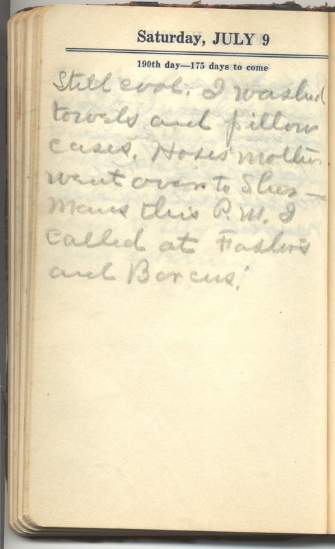 Roberta Hopkins' Diary 1927 (p. 196)