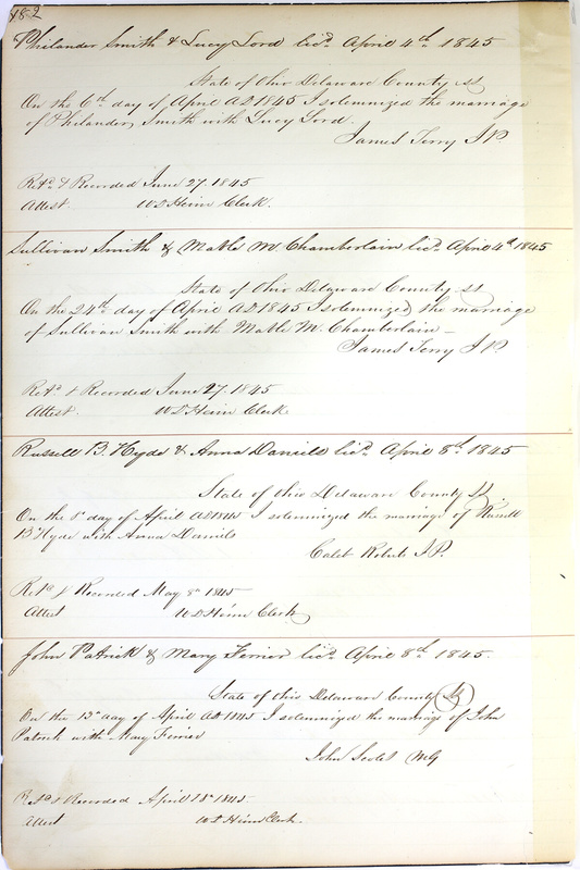 Marriage Records Vol.1 1835-1845 (p. 486)