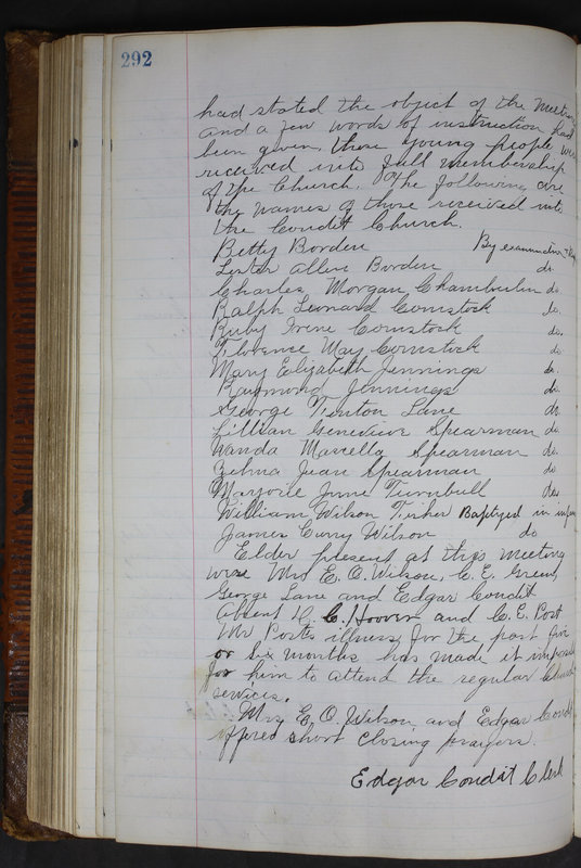 Sessional Records of the 1st Presbyterian Church of Trenton Delaware County Ohio 1873-1937 (p. 279)