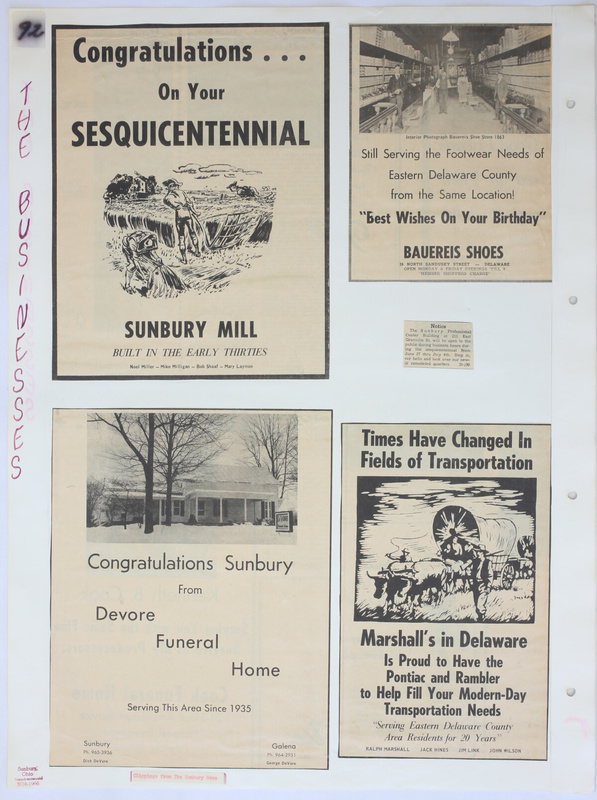 Sesquicentennial Scrapbook (p. 97)