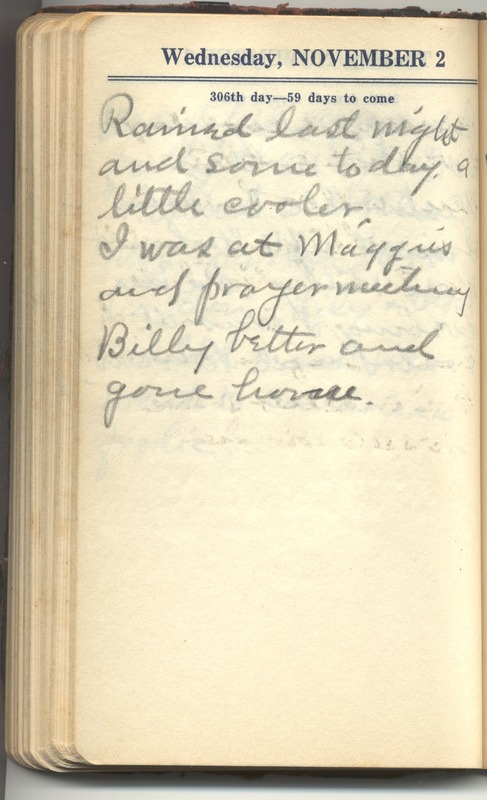 Roberta Hopkins' Diary 1927 (p. 312)