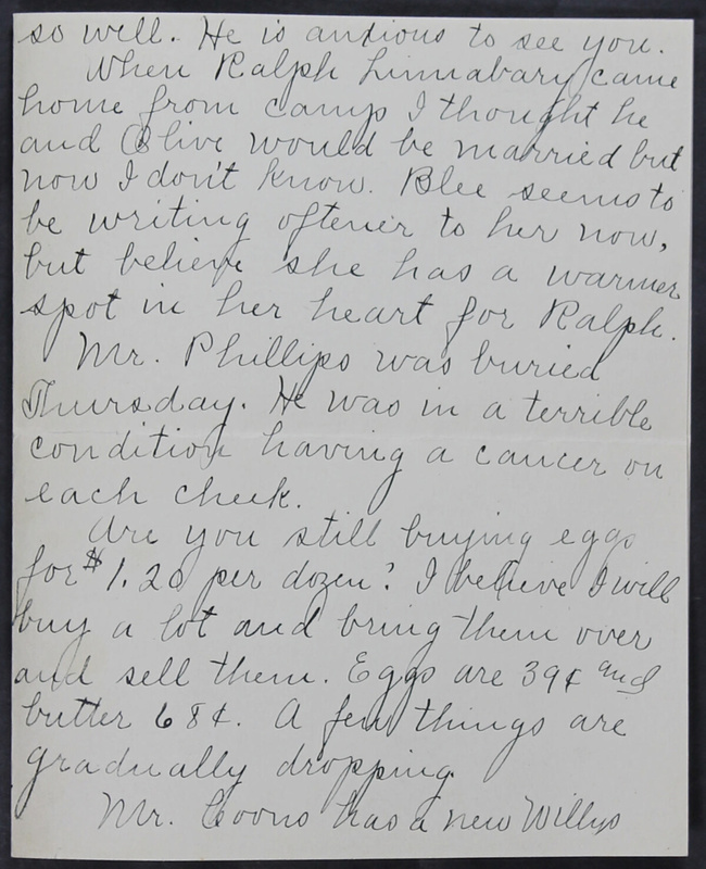 Charlie C. Bricker World War I Letters (p. 157)