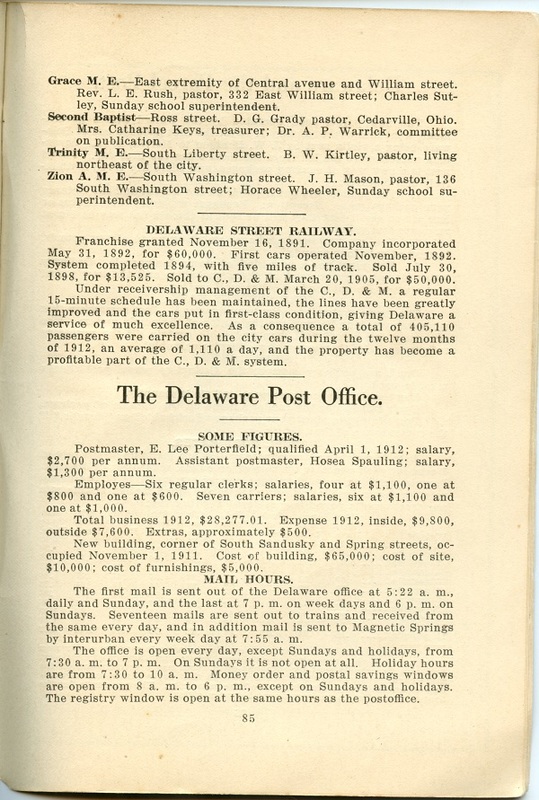 The Delaware Ohio Blue Book (p. 89)