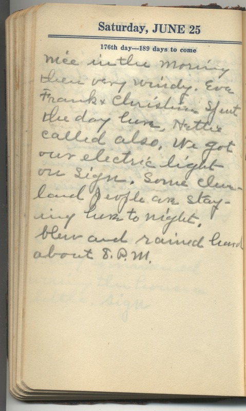 Roberta Hopkins' Diary 1927 (p. 182)