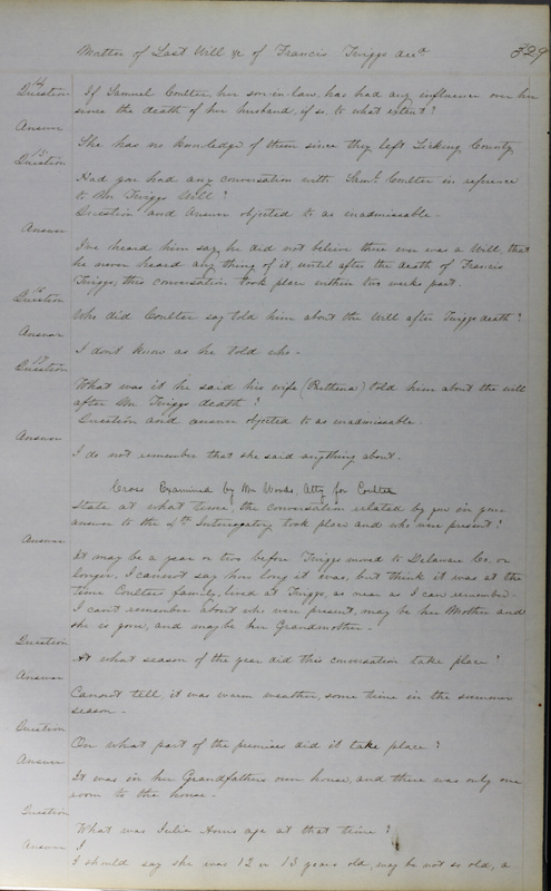 Delaware County Ohio Will Records Vol. 3 1850-1859 (p. 381)