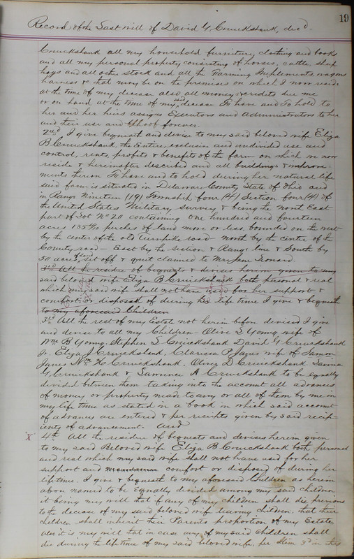 Delaware County Ohio Will Records Vol. 5 1869-1876 (p. 52)