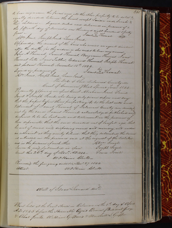 Delaware County Ohio Will Records Vol. 2 1835-1850 (p. 330)