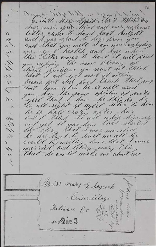 Haycook Civil War Letters 1861-1865 (p. 85)