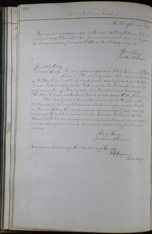 Delaware County Ohio Will Records Vol. 6 1876-1883 (p. 319)