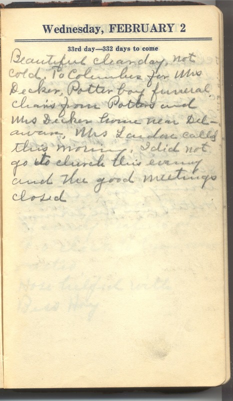 Roberta Hopkins' Diary 1927 (p. 39)