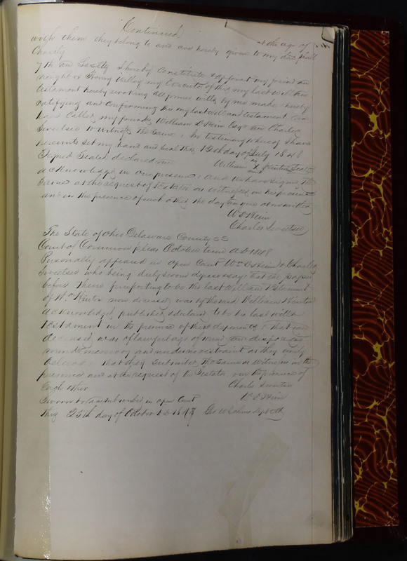 Delaware County Ohio Will Records Vol. 2 1835-1850 (p. 442)