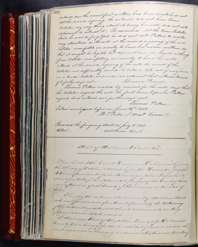 Delaware County Ohio Will Records Vol. 2 1835-1850 (p. 247)