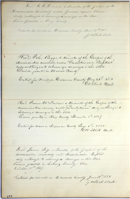 Marriage Records Vol.1 1835-1845 (p. 538)