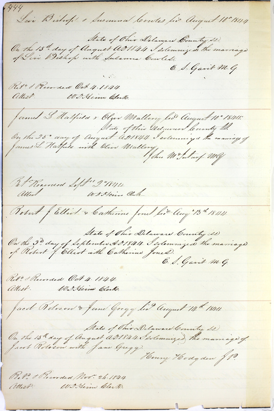 Marriage Records Vol.1 1835-1845 (p. 448)