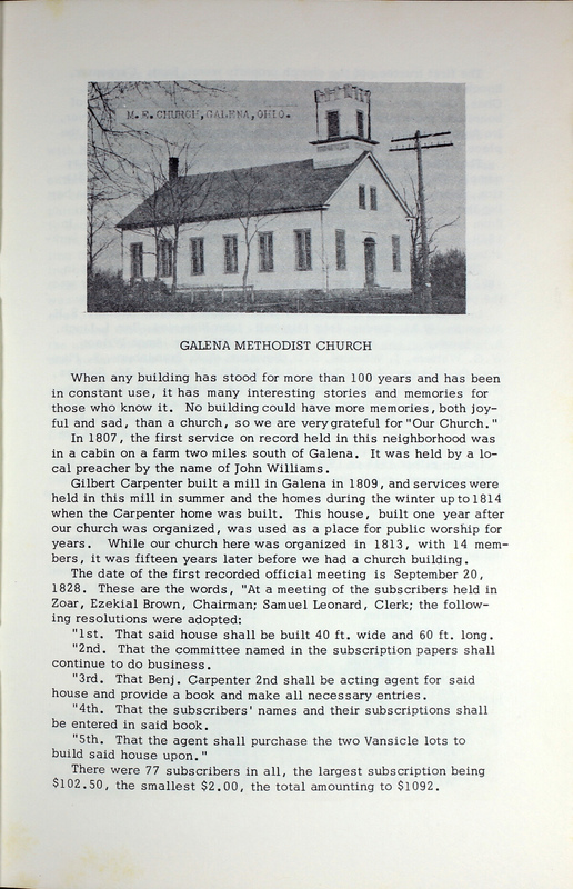 Welcome to the Village of Galena (p. 19)