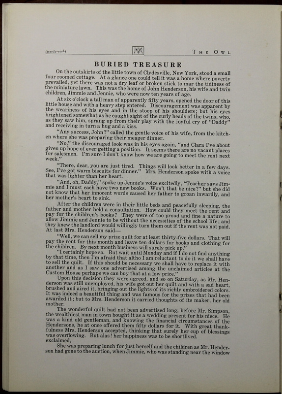 The Owl, Vol. II, 1922 (p.30)