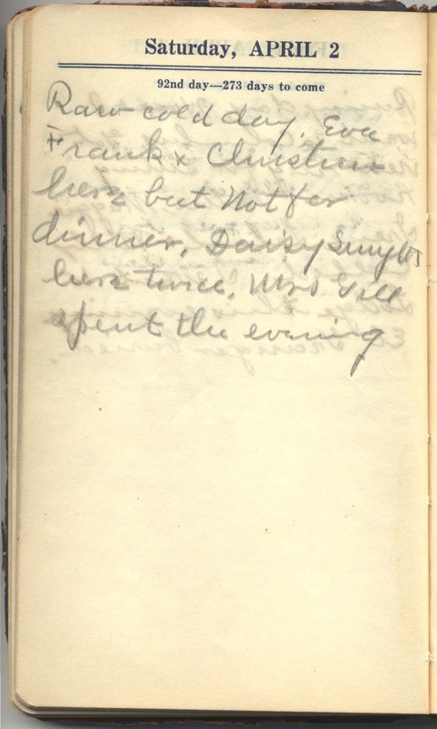 Roberta Hopkins' Diary 1927 (p. 98)