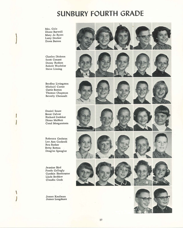 Big Walnut Elementary Schools. 1964: Harlem, Galena, Sunbury (p. 28)