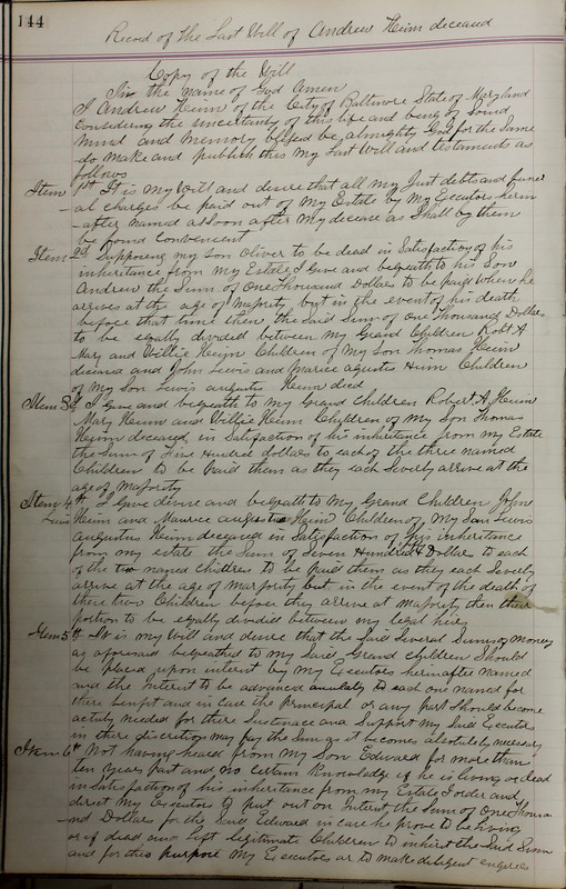 Delaware County Ohio Will Records Vol. 5 1869-1876 (p. 177)