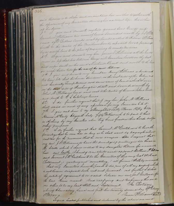 Delaware County Ohio Will Records Vol. 2 1835-1850 (p. 391)