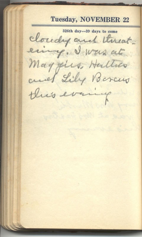 Roberta Hopkins' Diary 1927 (p. 332)